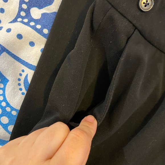 💙👖BEAUTIFUL BLACK ANNE KLEIN DRESS PANTS👖💙6 5/6 28 EUC 4 POCKET TROUSERS - Picture 8 of 16